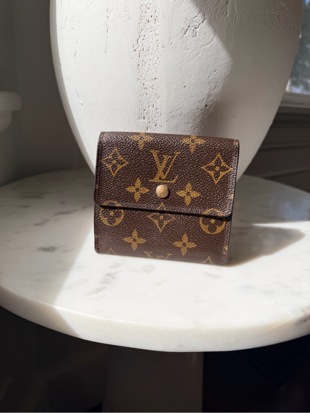 Louis Vuitton Monogram Compact Wallet / Small Trifold